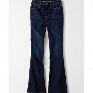 American Eagle Super Hi-Rise Flare 12 X-Short